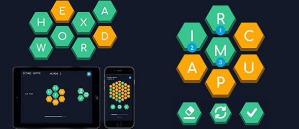 Hexa Word Game Preview